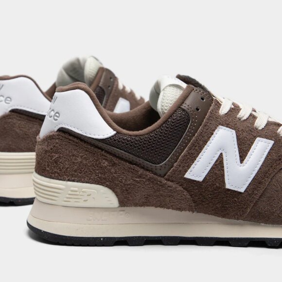New Balance 574 Dark Mushroom Angora U574RBI Men Size 10 Casual Trainer NEW - Picture 11 of 14